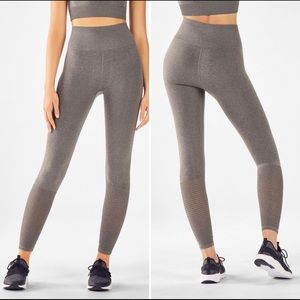 Fabletics Seamless High Waisted Mesh Legging - M